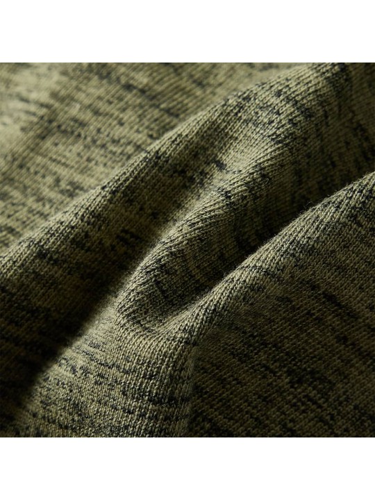 Dětské tričko s dlouhým rukávem khaki melanž 128