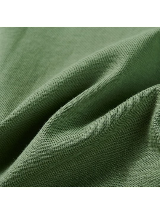 Dětské tričko s dlouhým rukávem světle khaki 128