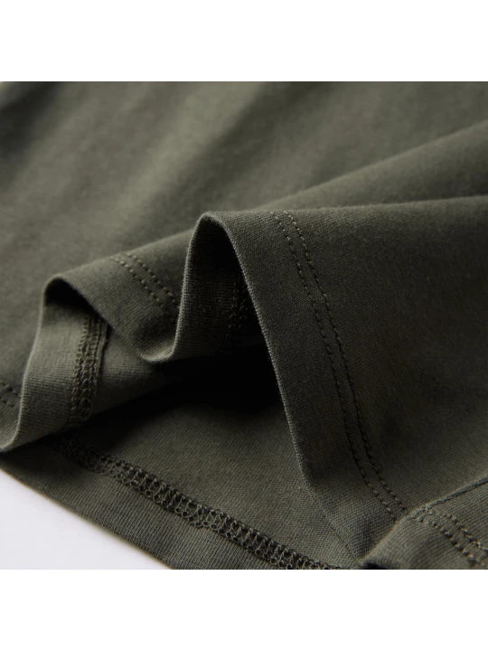 Dětské tričko s dlouhým rukávem khaki 104