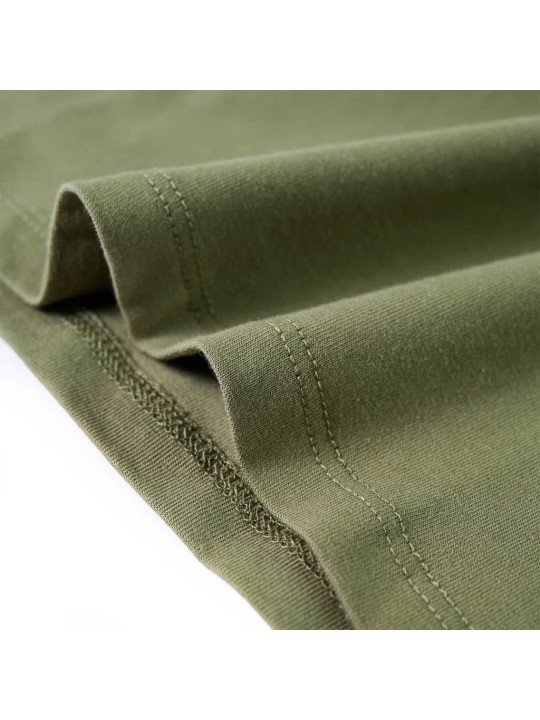 Dětské tričko s dlouhým rukávem khaki 92