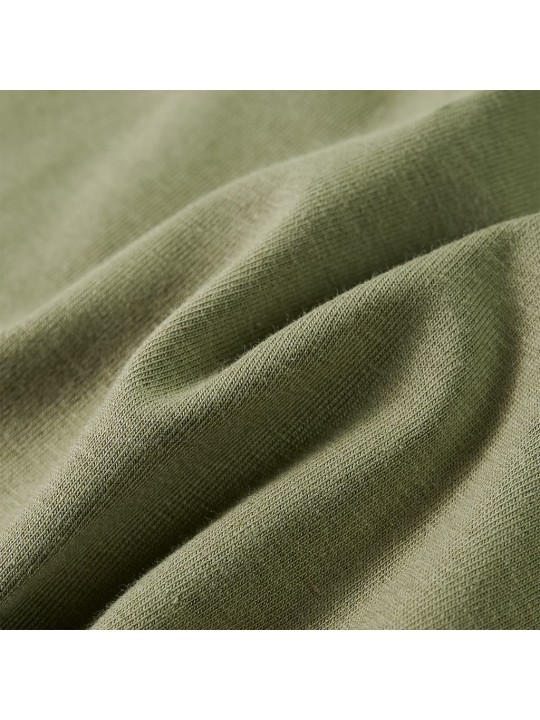 Dětské tričko s dlouhým rukávem khaki 128