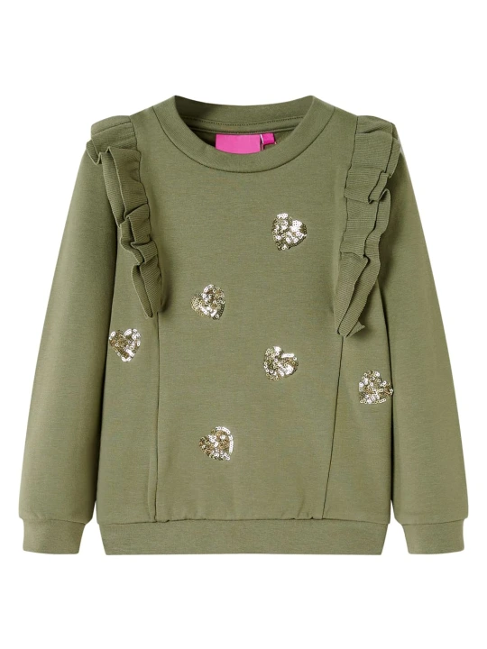 Dětská mikina khaki 92