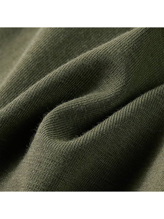 Dětské tričko s dlouhým rukávem khaki 140