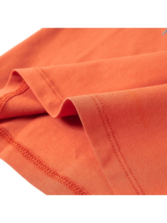 Dětské tričko s dlouhým rukávem oranžové 116