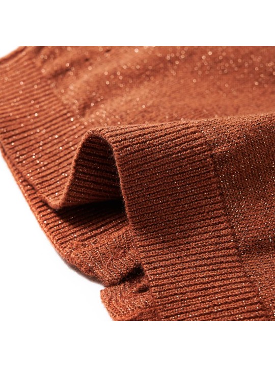 Dětský pletený cardigan koňakový 128