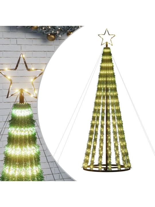 LED vánoční stromek 275 teplých bílých LED diod 180 cm