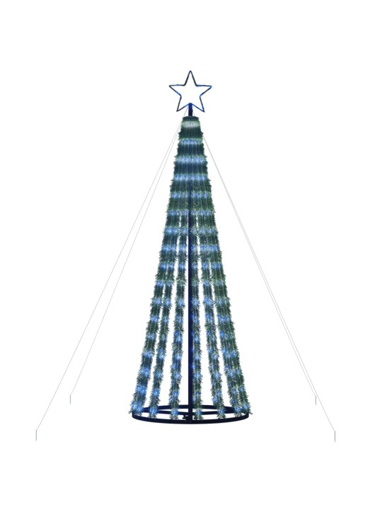 LED vánoční stromek 275 modrých LED diod 180 cm