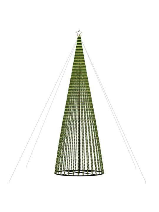 LED vánoční stromek 1544 teplých bílých LED diod 500 cm