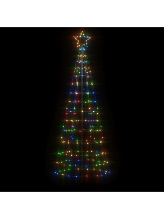 LED vánoční stromek s hroty 220 barevných LED 180 cm