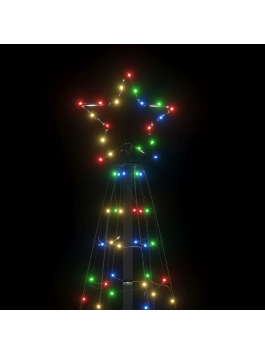 LED vánoční stromek s hroty 220 barevných LED 180 cm
