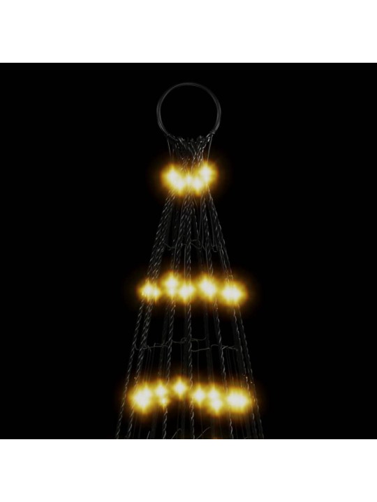 LED vánoční stromek na stožár 1534 teplých bílých LED 500 cm
