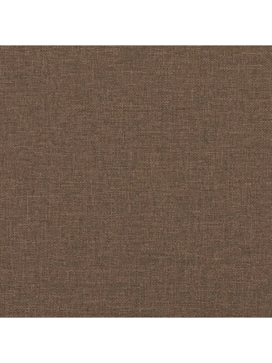 Masážní polohovací křeslo s podnožkou hnědé textil