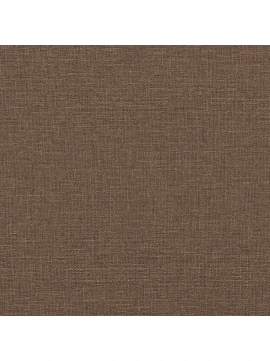 Masážní polohovací křeslo s podnožkou hnědé textil