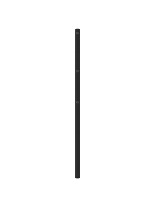 Kovové čelo postele černé 90 cm