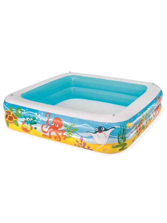 Bestway Dětský bazének se stříškou modrý 140 x 140 x 114 cm 52192