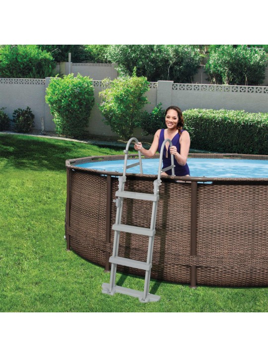 Bestway 4stupňové bezpečnostní bazénové schůdky Flowclear 122 cm 58331