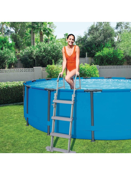 Bestway 4stupňové bezpečnostní bazénové schůdky Flowclear 122 cm 58331