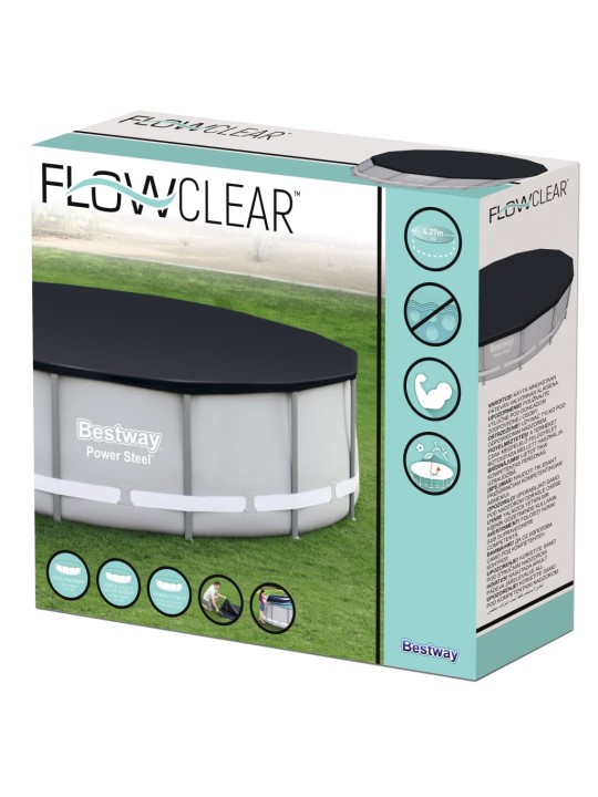 Bestway Krycí plachta na bazén Flowclear 427 cm