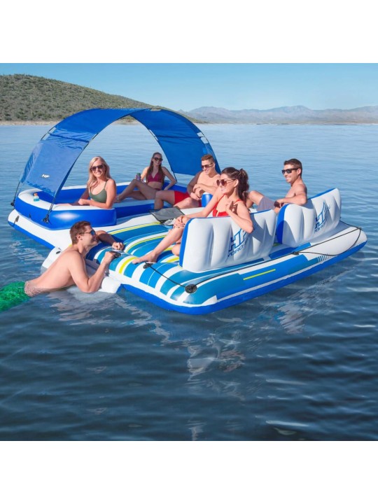 Bestway Plovoucí ostrov Tropical Breeze 389 x 274 cm 43105
