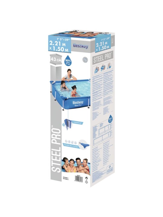 Bestway Bazén Steel Pro 221 x 150 x 43 cm