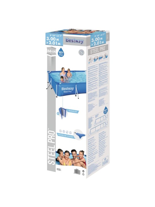 Bestway Nadzemní bazén Steel Pro 300 x 201 x 66 cm
