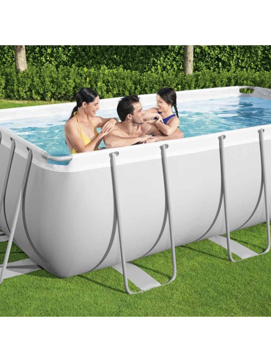 Bestway bazén power steel s příslušenstvím obdélníkový 404x201x100 cm