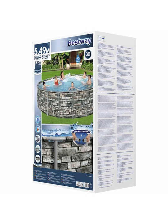 Bestway bazén power steel 549 x 132 cm