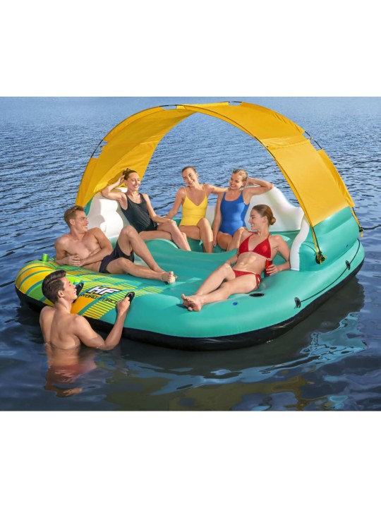 Bestway Nafukovací ostrov Sunny Lounge pro 5 osob 291 x 265 x 83 cm