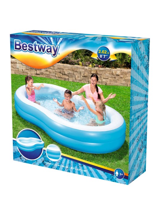Bestway Rodinný bazén Big Lagoon 262 x 157 x 46 cm