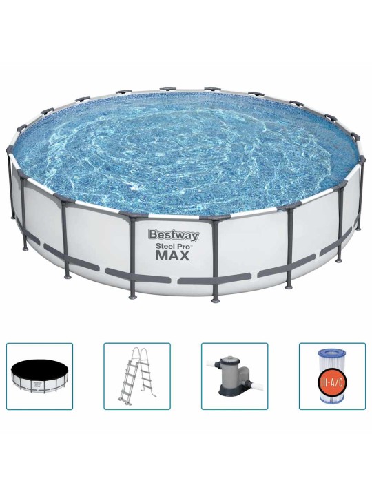 Bestway bazén steel pro max s příslušenstvím 549 x 122 cm