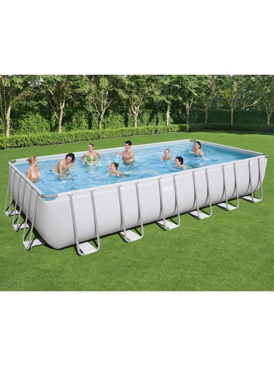 Bestway bazén power steel s příslušenstvím obdélníkový 732x366x132 cm