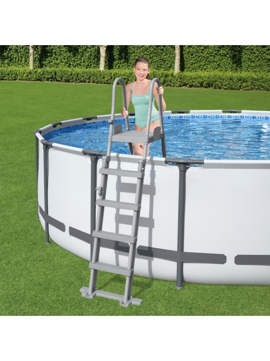 Bestway 4stupňový bezpečnostní bazénový žebřík Flowclear 132 cm