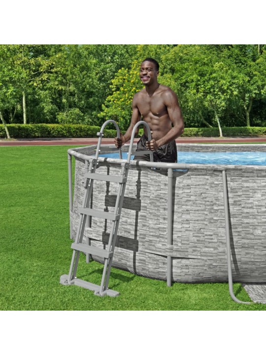 Bestway 4stupňové bazénové schůdky Flowclear 107 cm