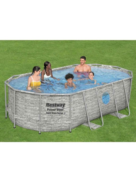 Bestway bazén power steel s příslušenstvím 427 x 250 x 100 cm