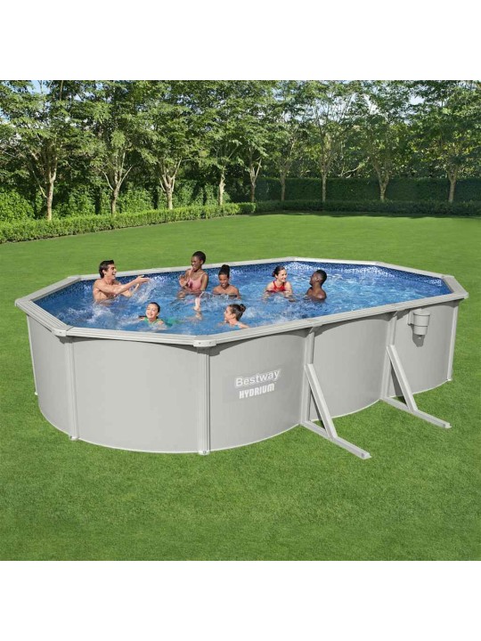 Bestway nadzemní bazén s rámem hydrium oválný 610 x 360 x 120 cm