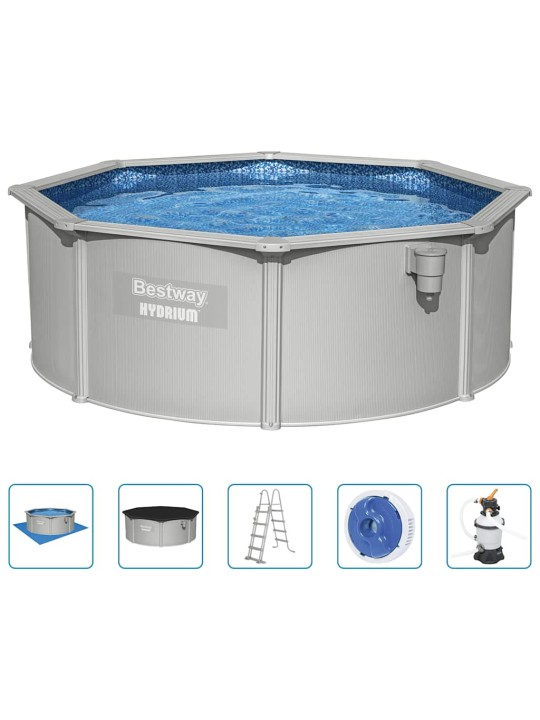 Bestway nadzemní bazén s rámem hydrium kulatý 360 x 120 cm