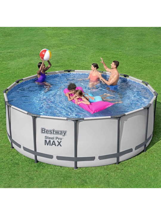 Bestway bazén steel pro max s příslušenstvím kruhový 396 x 122 cm