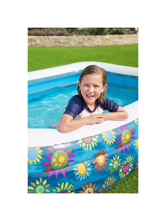 Bestway Nafukovací dětský bazén modrý 229 x 152 x 56 cm