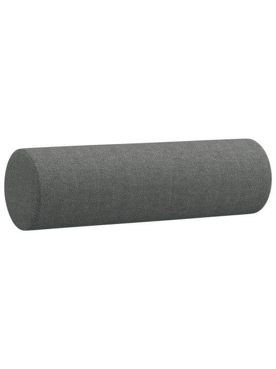 2místná pohovka s polštáři tmavě šedá 120 cm textil