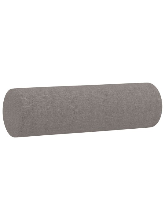 2místná pohovka s polštáři taupe 120 cm textil