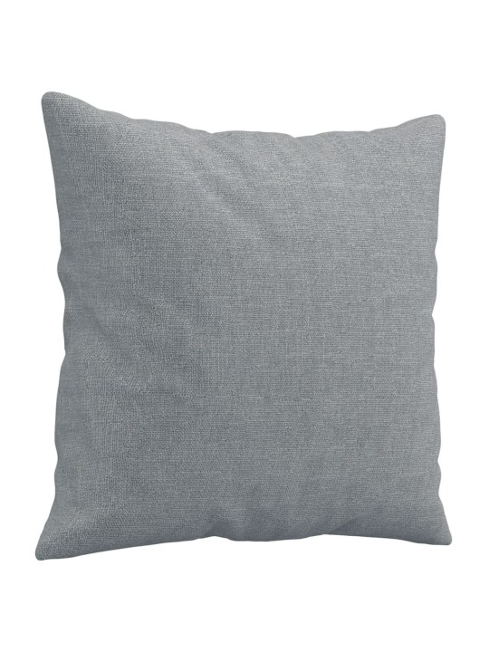 2místná pohovka s polštáři světle šedá 120 cm textil