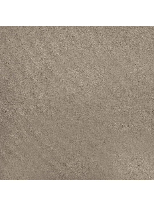 2místná pohovka s polštáři taupe 120 cm tkanina z mikrovlákna