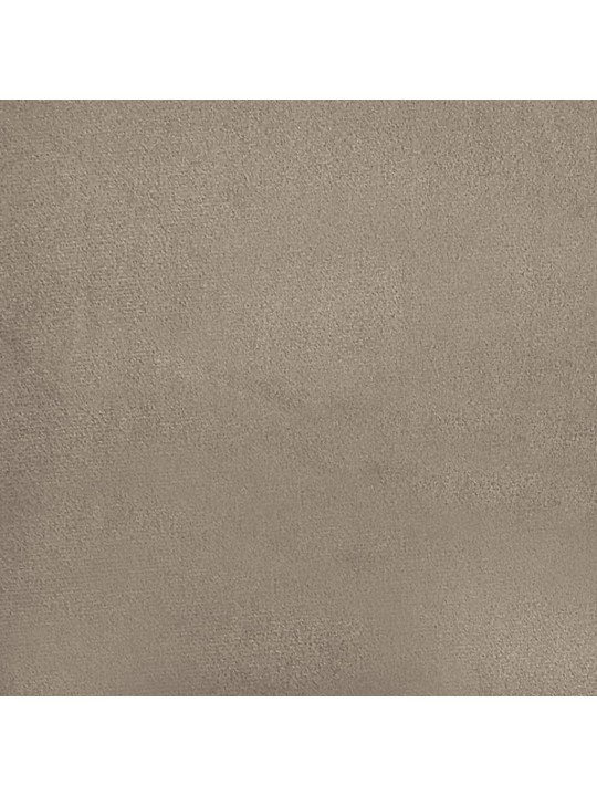 2místná pohovka s polštáři taupe 140 cm tkanina z mikrovlákna