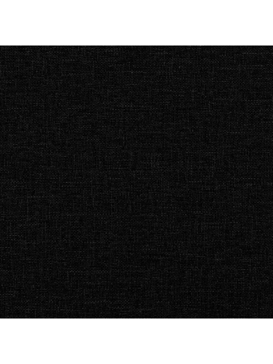 2dílná sedací souprava s poduškami černá textil