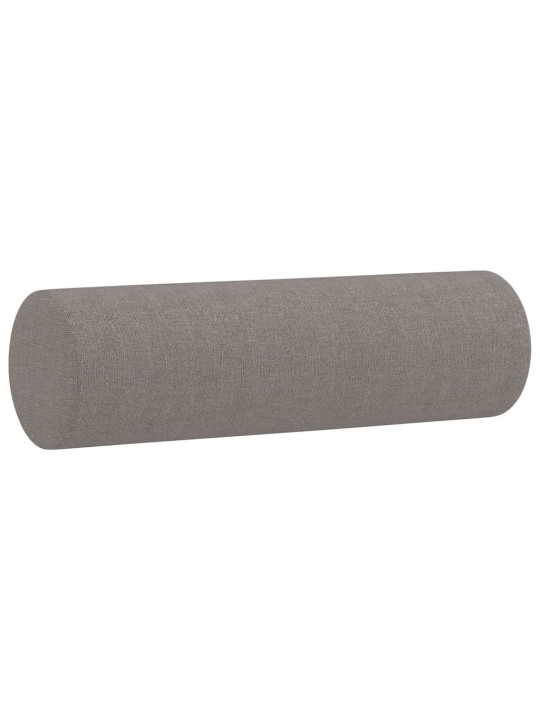2dílná sedací souprava s polštáři taupe textil