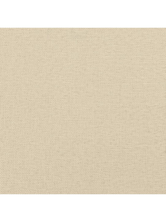 2dílná sedací souprava s poduškami krémová textil