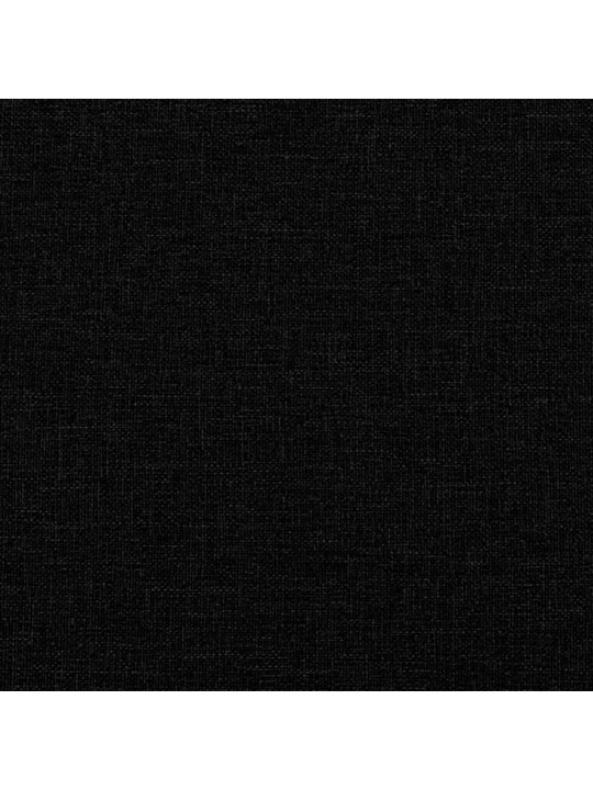 2dílná sedací souprava s poduškami černá textil