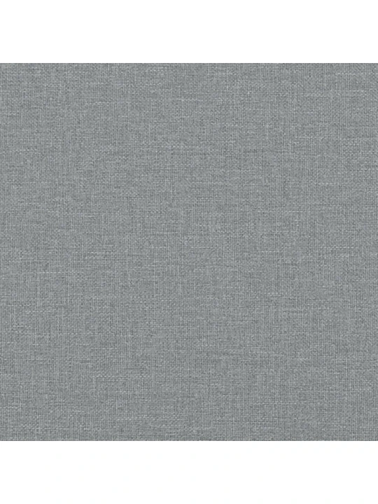 3dílná sedací souprava s poduškami světle šedá textil