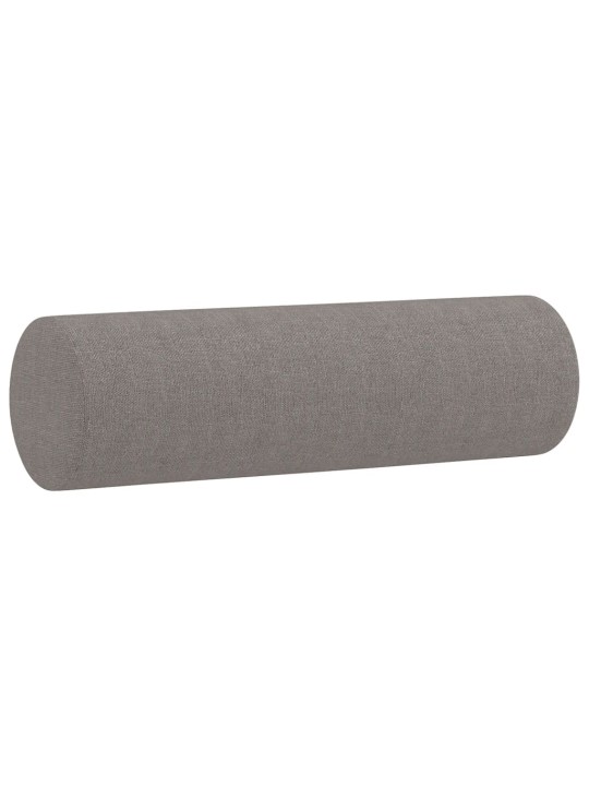 2dílná sedací souprava s polštáři taupe textil
