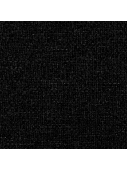 2dílná sedací souprava s poduškami černá textil